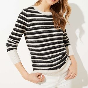 NWT Loft Shimmer Cuff Sweater